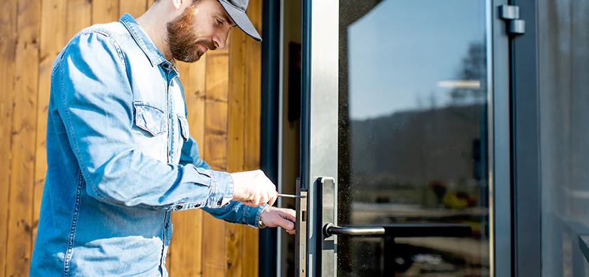 Frameless Glass Storefront Door Locks Replacement in Chicago Heights